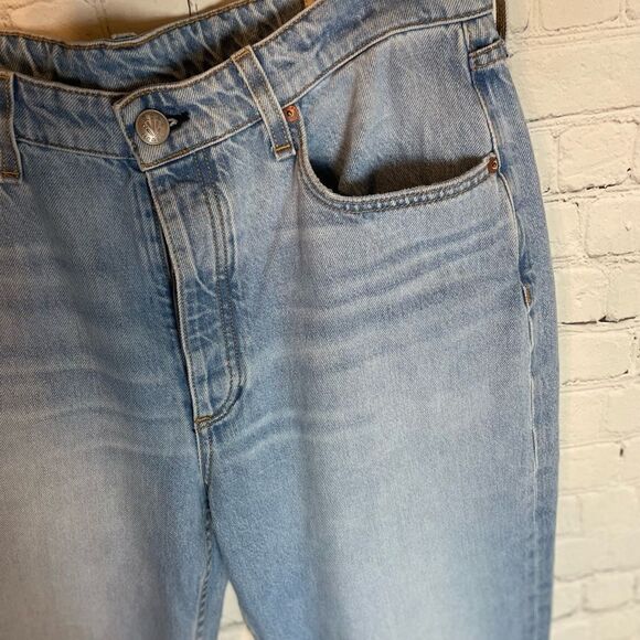 RAG AND BONE Alex Non stretch High Waist Straight Leg Fly buttons Jeans - Picture 11 of 14